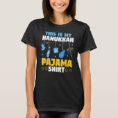 Jewish Festival Of Lights This Is My Hanukkah Paja T-shirt (Voorkant)