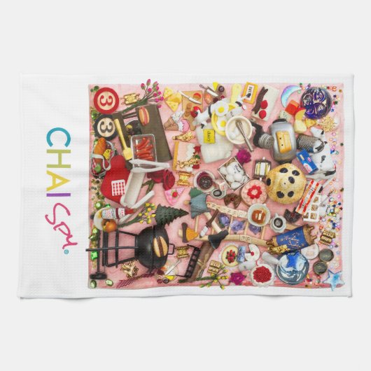 Jewish Food Kitchen Towel Theedoek (Horizontaal)