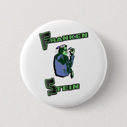 Jewish Franken Stein Ronde Button 5,7 Cm (Voorkant)
