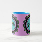 Jewish Gift Coffee Mok-Devorah Tweekleurige Koffiemok (Center)