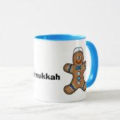 Jewish Gingerbrood Man Chrismukkah Mok (Voorkant rechts)