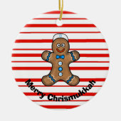 Jewish Gingerbrood Man Chrismukkah Ornament (Voorkant)