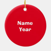 Jewish Gingerbrood Man Chrismukkah Ornament (Achterkant)