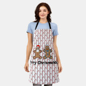 Jewish Gingerbrood Man en Santa Schort (Gedragen)