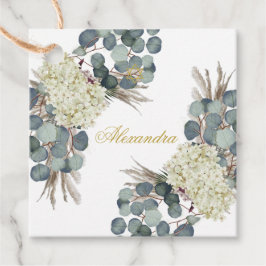 Jewish Girl Baby Naming Floral Gold Bedankjes Labels