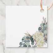 Jewish Girl Baby Naming Floral Gold Bedankjes Labels (Achterkant)