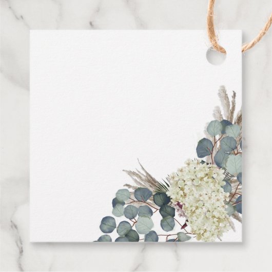 Jewish Girl Baby Naming Floral Gold Bedankjes Labels (Achterkant)