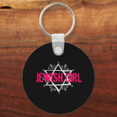 Jewish Girl Sleutelhanger (Voorkant)