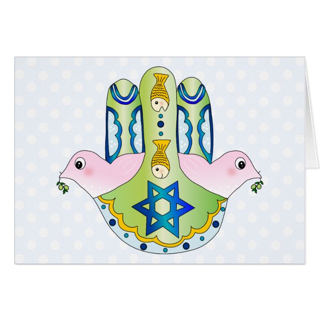 Jewish Hamsa (Voorkant Horizontaal)