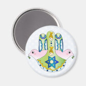 Jewish Hamsa Magneet (Voorkant / Achterkant)