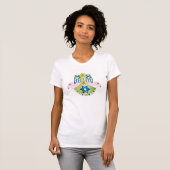 Jewish Hamsa T-shirt (Voorkant volledig)