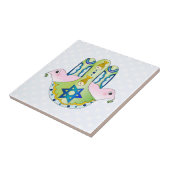 Jewish Hamsa Tegeltje (Zijkant)