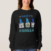 Jewish Hanukkah Gnome Menorah 2022 Happy Hanukkah Trui (Voorkant)