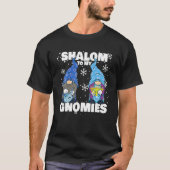 Jewish Hanukkah Menorah Dreidel Gnome Shalom van m T-shirt (Voorkant)