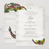 Jewish Hebrew Boy Naming Rustic Kaart (Voorkant / Achterkant)