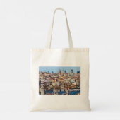 Jewish Heritage Canvas tas – Historisch bouwontwer (Achterkant)
