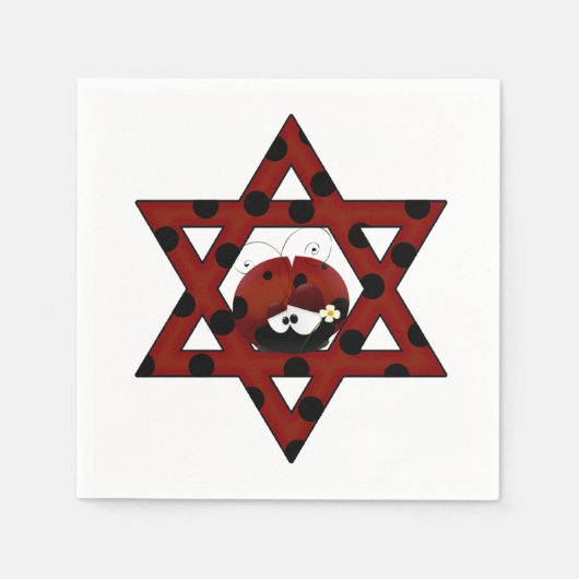 Jewish Ladybug Star van David Servet (Voorkant)