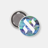 Jewish Language Project Logo Magneet (Voorkant / Achterkant)