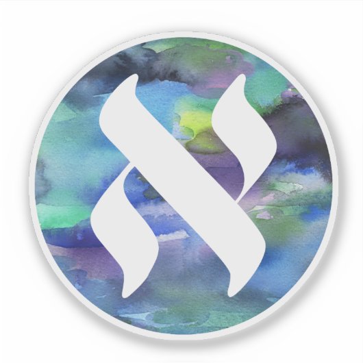 Jewish Language Project Logo Sticker (Voorkant)