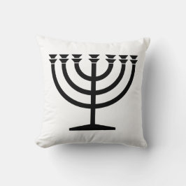 Jewish Menorah (symbool van het jodendom) Kussen