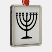 Jewish Menorah (symbool van het jodendom) Metalen Ornament (Rechts)