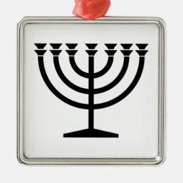 Jewish Menorah (symbool van het jodendom) Metalen Ornament