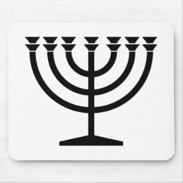 Jewish Menorah (symbool van het jodendom) Muismat
