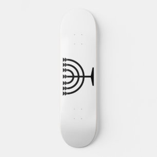 Jewish Menorah (symbool van het jodendom) Persoonlijk Skateboard