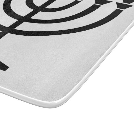 Jewish Menorah (symbool van het jodendom) Snijplank (Hoek)