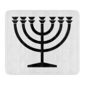Jewish Menorah (symbool van het jodendom) Snijplank (Voorkant)