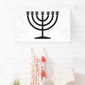 Jewish Menorah (symbool van het jodendom) Spandoek (Insitu)
