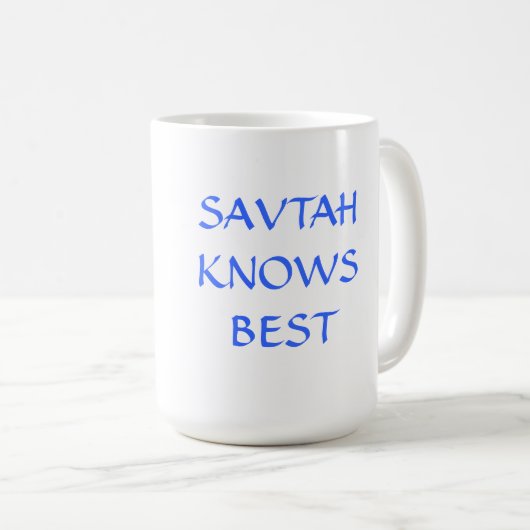 JEWISH MOK HEBREW SAVTA KNOWS BEST (Voorkant rechts)