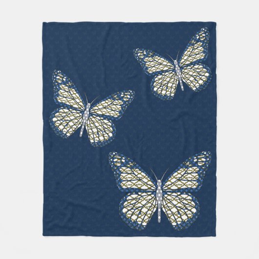 Jewish Monarch Fleece Blanket (Voorkant)