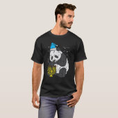 Jewish Panda Menorah Cute Hanukkah Chanukah Beer A T-shirt (Voorkant volledig)