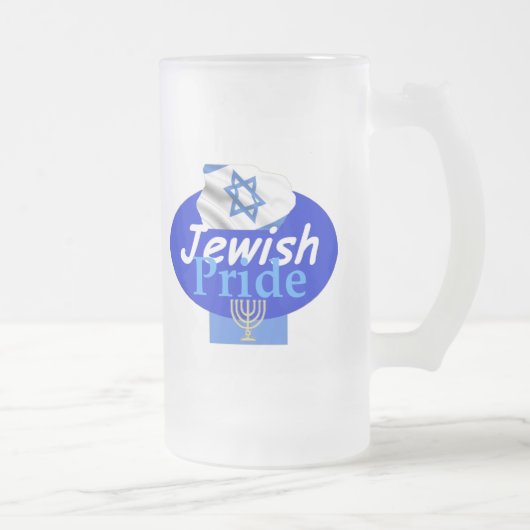 JEWISH PRIDE MATGLAS BIERPUL (Rechts)