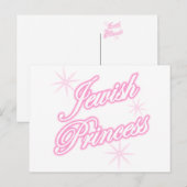 Jewish Princess Briefkaart (Voorkant / Achterkant)