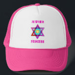 Jewish Princess Trucker Pet<br><div class="desc">Joodse geschenken en persoonlijke cadeauideeën voor joodse feestdagen zoals Hanukkah,  Passover,  Bas en Bar Mitzvah,  speciale gelegenheden met traditionele jodendom en moderne thema's.  Joodse prinses baby cadeaus,  verjaardagscadeur en thuisdecor met Star van David en Hebreeuws die schrijven.</div>