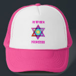 Jewish Princess Trucker Pet<br><div class="desc">Joodse geschenken en persoonlijke cadeauideeën voor joodse feestdagen zoals Hanukkah,  Passover,  Bas en Bar Mitzvah,  speciale gelegenheden met traditionele jodendom en moderne thema's.  Joodse prinses baby cadeaus,  verjaardagscadeur en thuisdecor met Star van David en Hebreeuws die schrijven.</div>