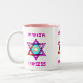 Jewish Princess Tweekleurige Koffiemok (Links)
