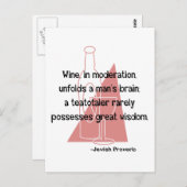 Jewish Proverb Briefkaart (Voorkant / Achterkant)