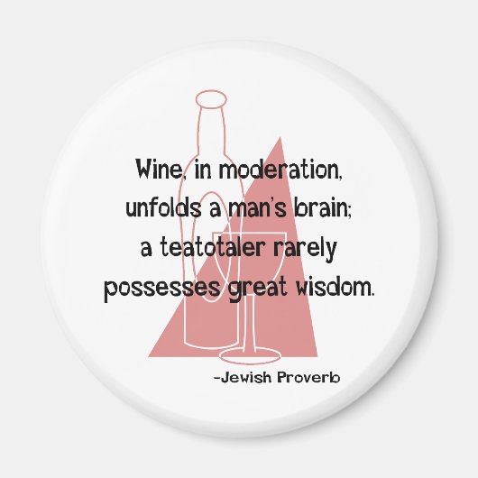 Jewish Proverb Magneet (Voorkant)
