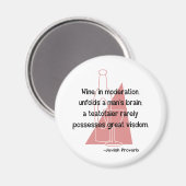 Jewish Proverb Magneet (Voorkant / Achterkant)