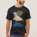 Jewish Pug Menorah Happy Hanukkah Chanukah Dog T-shirt<br><div class="desc">Joodse Pug Menorah Happy Hanukkah Chanukah Dog.</div>