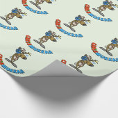 Jewish Reindeer Chrismukkah Wrapping Paper Cadeaupapier (Hoek)