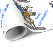 Jewish reindeer Chrismukkah Wrapping Paper Ver.2 Cadeaupapier (Rol Hoek)