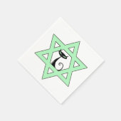 Jewish Retro Kitty Cat Star van David Servet (Hoek)