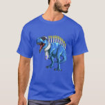 Jewish Rex Dinosaur Rawr Chanukah Holiday Funny Ha T-shirt<br><div class="desc">T-Rex Dinosaur Roar is een perfect t-shirt dat draag om het janoeka- of Chanoekajoodse feestfeest te vieren met licht voor vrienden en familie. Steek je droombeeld voor 8 geweldige nachten met deze religieuze jood met Kerstmis Pajama PJ Hebreeuws Outfit. Een nieuwe grafische functie: een schattige opwarmingstrendy T-rex dinosaurus lichtkaars. Geweldig...</div>