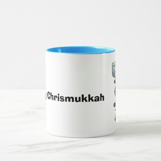 Jewish Rudolph The Reindeer Chrismukkah Mok (Midden)