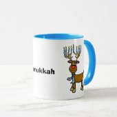 Jewish Rudolph The Reindeer Chrismukkah Mok (Voorkant rechts)