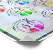 Jewish Sabbath Greetings Around the World Sticker Poster (Hoek)